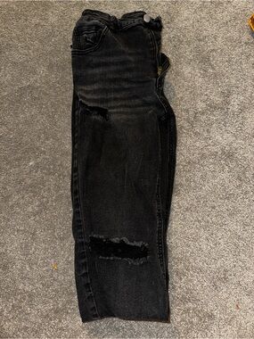 SHEIN Black High-Rise Skinny Jeans